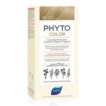 Phyto Color Tinte Permanente 10 Rubio Extra Claro Phyto Color Tinte Permanente 10 Rubio Extra Claro