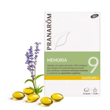 Pranarom Oleocaps+ 9 Memoria 30 Capsulas Pranarom Oleocaps+ 9 Memoria 30 Capsulas