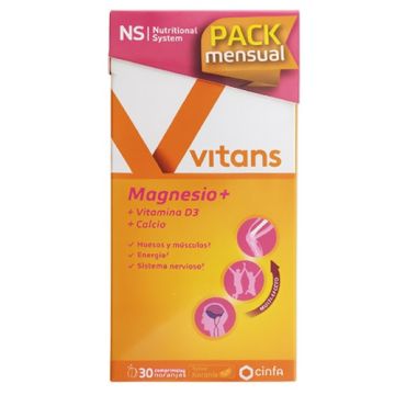 Nutricional System Vitans Magnesio+ 30Comp Eferv