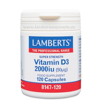 Lamberts Vitamina D3 2000 IU 120 Caps Lamberts Vitamina D3 2000 IU 120 Caps