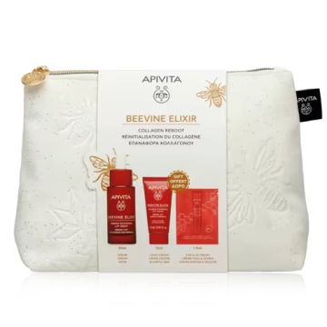 Apivita Beevine Elixir Serum 30ml + Cr Antiarrugas 15ml + Neceser Apivita Beevine Elixir Serum 30ml + Cr Antiarrugas 15ml + Neceser