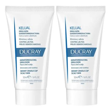 Ducray Kelual Emulsion Costra Lactea Duplo 2x50ml 