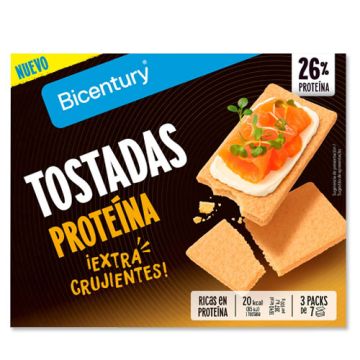 Bicentury Tostadas Proteina 21Uds