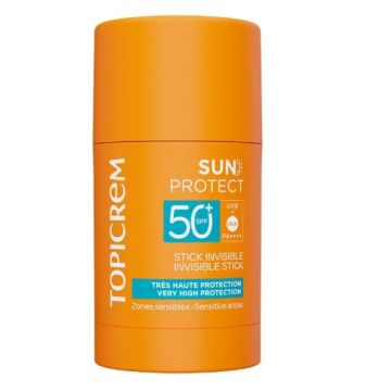 Topicrem Sun Protect Stick Invisible Spf50+ 15gr