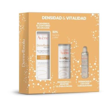 Avene Dermabsolu Contorno Ojos 15ml +Crema Dia 10ml +Desmaq 25ml