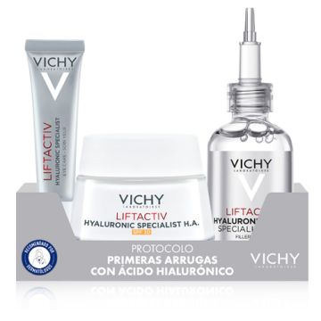 Vichy C. Ojos reafirmante 15ml + SerumHA 30ml + Crema Dia 50ml Vichy C. Ojos reafirmante 15ml + SerumHA 30ml + Crema Dia 50ml