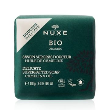 Nuxe Bio Organic Jabon Relipidante Aceite de Camelina Suave 100gr