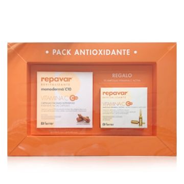 Repavar Revitalizante Monoderma C10 Vit C 28 Caps + 20 Ampollas Repavar Revitalizante Monoderma C10 Vit C 28 Caps + 20 Ampollas