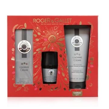 Roger Gallet Colonia Hombre Cedro 100ml +Gel  200ml +Desodorante