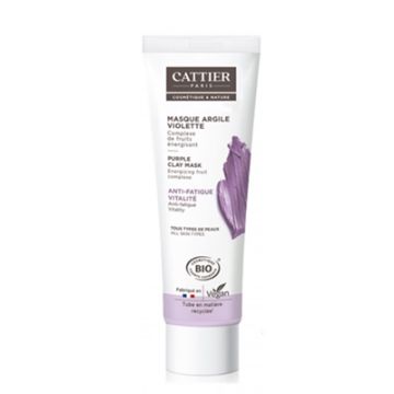 Cattier Mascarilla de Arcilla Purpura Antifatiga 100ml Cattier Mascarilla de Arcilla Purpura Antifatiga 100ml