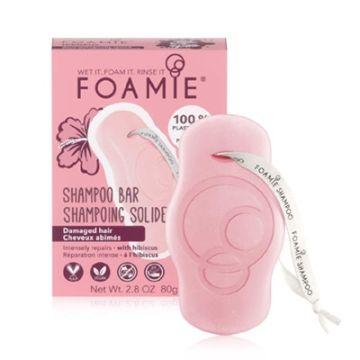 Foamie Champu Solido Hibisco Cabello Dañado 80g