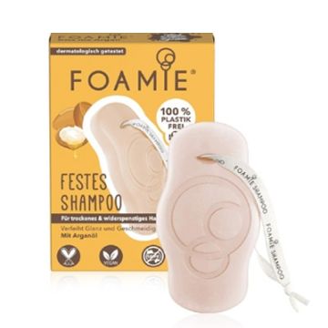 Foamie Champu Solido Argan Cabello Encrespado 80g