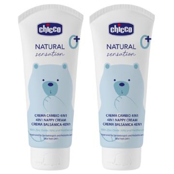 Chicco Natural Sensation Crema Balsamica 4en1 Duplo 2x100ml