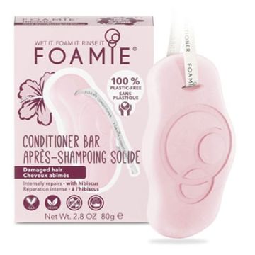 Foamie Acondicionador Solido Hibisco Cabello Dañado 80g