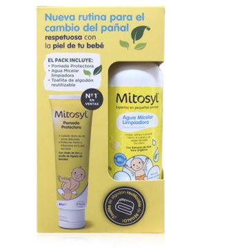 Mitosyl Pomada Protectora 65gr + Agua Micelar Limpiadora 500ml