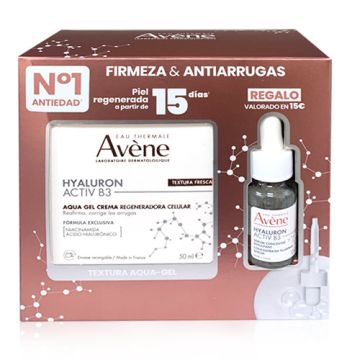 Avene Hyaluron Active B3 Aqua Gel Crema 50ml + Serum 10ml 