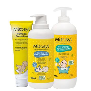 Mitosyl Pack Bienvenido Pomada 65gr + Locion 400ml + Gel 490ml