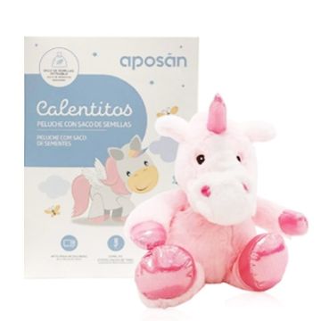 Aposan Calentitos Peluche Unicornio con Saco de Semillas