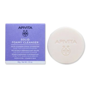 Apivita Jabon Limpiador y Desmaquillante Solido 80gr