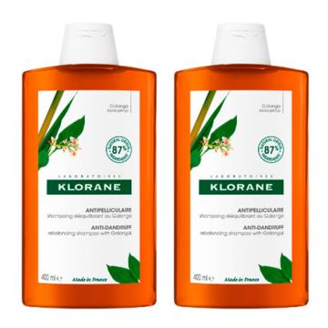 Klorane Champu Anticaspa a la Galanga Duplo 2x400ml