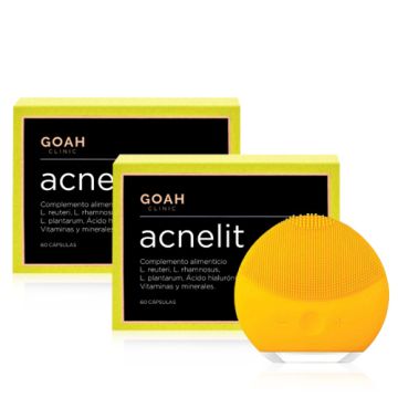 Goah Clinic Acnelit Duplo 2x60 Caps + Limpiador Facial