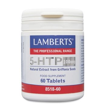 Lamberts 5-HTP 100mg 60 Comprimidos Lamberts 5-HTP 100mg 60 Comprimidos