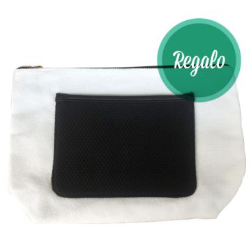 Galenic - Neceser Tela Blanco con Bolsillo -Regalo-