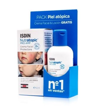 Isdin Nutratopic Pro Amp Crema Facial P/Atopica 50ml+Locion 100ml