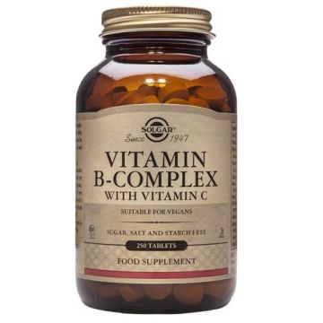 Solgar B-Complex con Vitamina C 250Comp