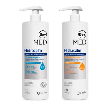Be+ Med Hidracalm Oleogel de Baño 1L + Crema Corporal 1L