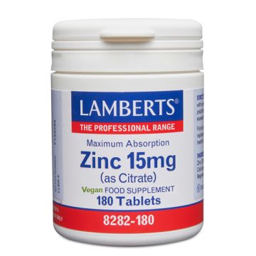Lamberts Zinc 15mg 180Comp