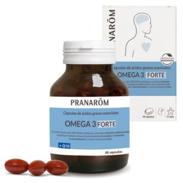 Pranarom Omega 3 Forte Sabor Mandarina 60 Capsulas