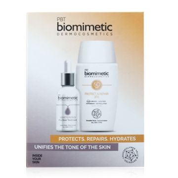 Biomimetic Pre Base Despigmentante 30ml + Solar Spf50 Color 50ml