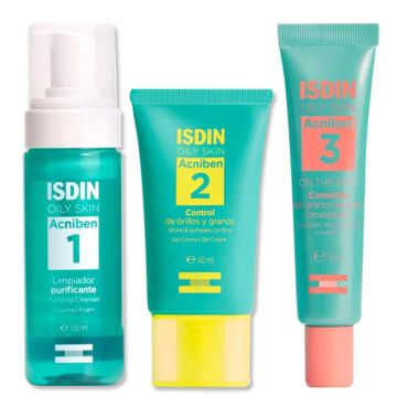 Acniben Espuma 150ml + Gel Crema 40ml + Corrector Granos 15ml