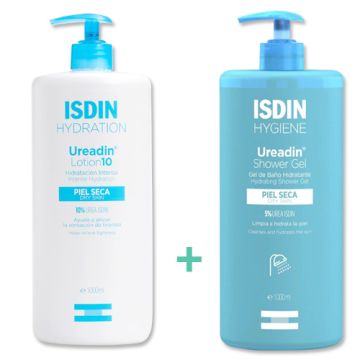 Ureadin 10 Locion Corporal 1L + Gel Baño sin Jabon 1L