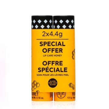 Apivita Lip Care Miel Labial Duplo 2x4.4gr