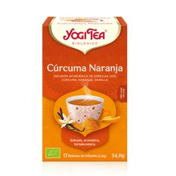 Yogi Tea Curcuma Naranja Vainilla Infusion 17 Uds