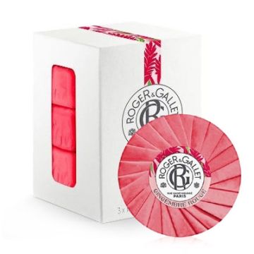 Roger Gallet Gingembre Rouge Jabon Perfumado Bienestar 3x100g