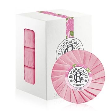 Roger Gallet Rose Jabon Perfumado Bienestar 3x100g Roger Gallet Rose Jabon Perfumado Bienestar 3x100g