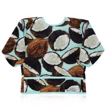 Twistshake Babero Manga Larga Cocos 6M+