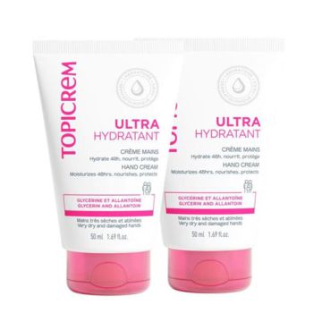 Topicrem Crema de Manos Ultra-Hidratante Duplo 2x50ml
