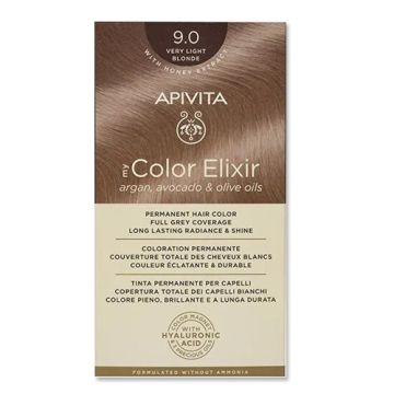 Apivita Tinte Permanente 9.0 Rubio Muy Claro