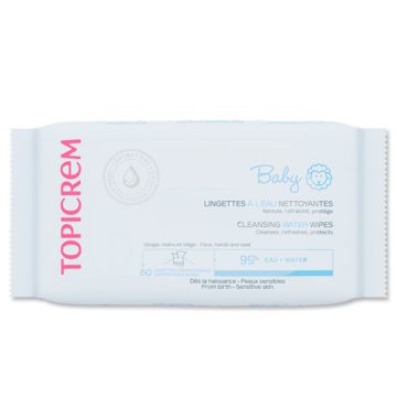 Topicrem Baby Toallitas al Agua 60Uds