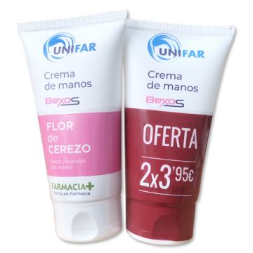 Unifar Crema de Manos Flor de Cerezo Duplo 2x75ml 