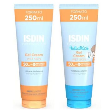 Isdin Fotoprotector Gel Crema Spf50 250ml + Pediatrics Spf50 250ml 