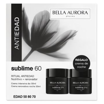 Bella Aurora Sublime 60 Crema Dia 50ml + Crema Noche 50ml Bella Aurora Sublime 60 Crema Dia 50ml + Crema Noche 50ml