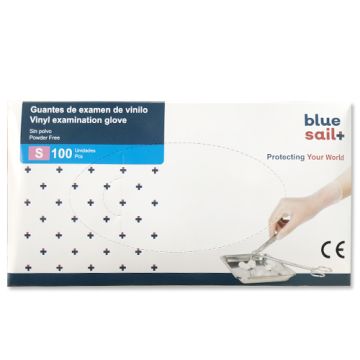 Guantes Vinilo Sin Polvo Talla S 100Uds