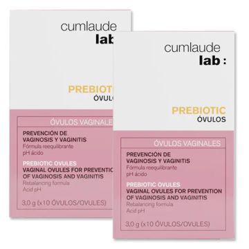 Cumlaude Lab Prebiotic Ovulos Vaginales Duplo 2x10Uds