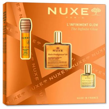 Nuxe Huile Prodigieuse Oro 50ml + Labial 8ml + Aceite 10ml