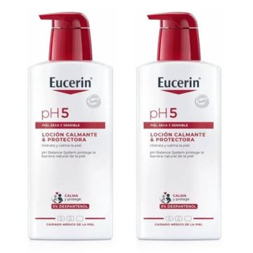 Eucerin PH5 Locion Calmante Piel Seca y Sensible 2x400ml